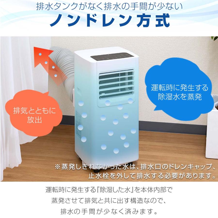 ヤフー1位 スポットエアコン 移動式エアコン 適応6〜10畳 2.0kW/2.2kW