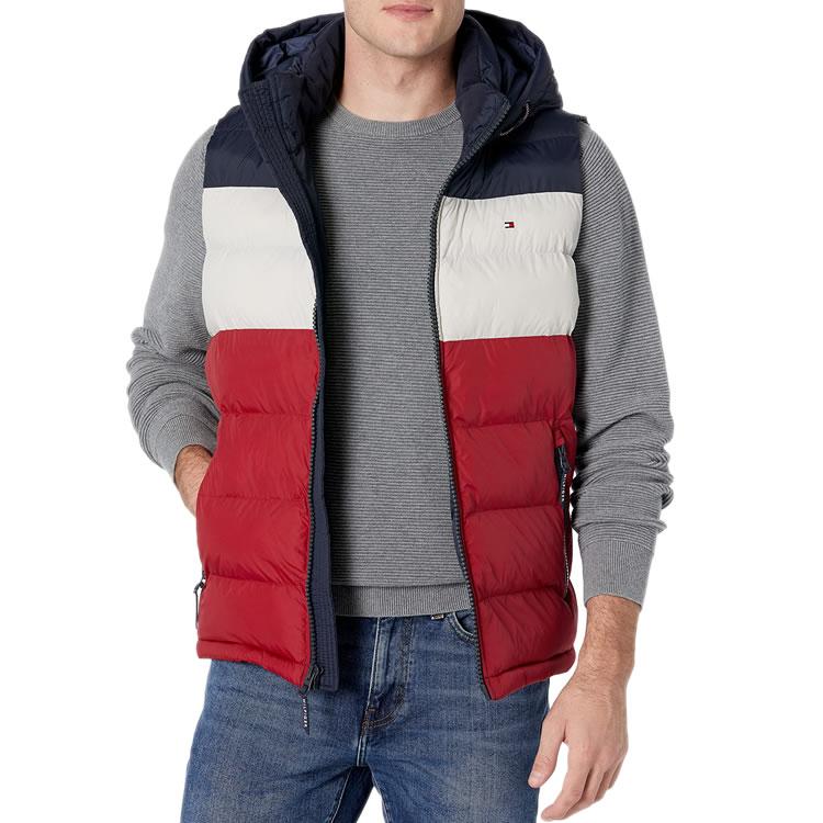 TOMMY HILFIGER（トミー・ヒルフィガー） ダウンベスト ライトダウン