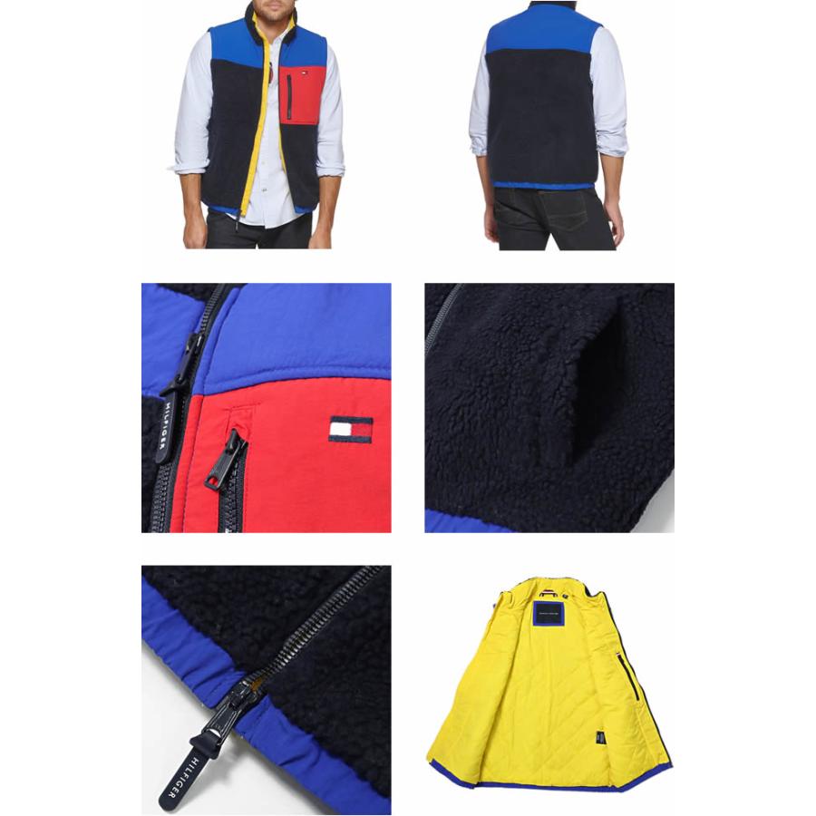 TOMMY HILFIGER（トミー・ヒルフィガー） ボア ベスト ジレ フリース