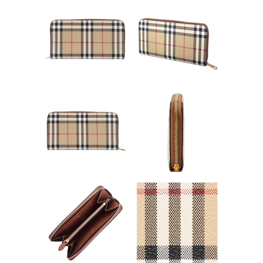 BURBERRY（バーバリー） 財布 長財布 チェック ジップウォレット