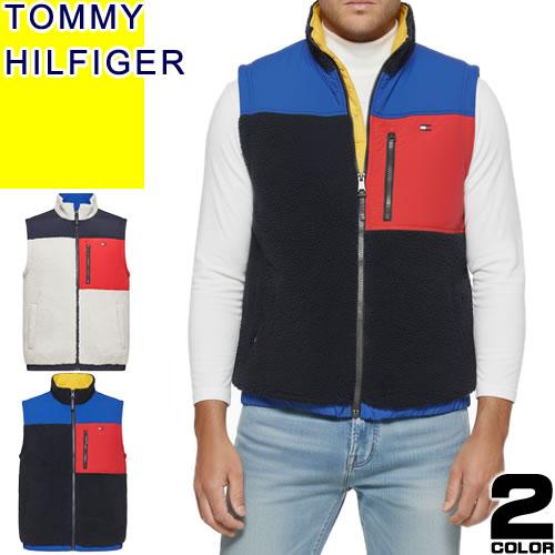 TOMMY HILFIGER（トミー・ヒルフィガー） ボア ベスト ジレ フリース