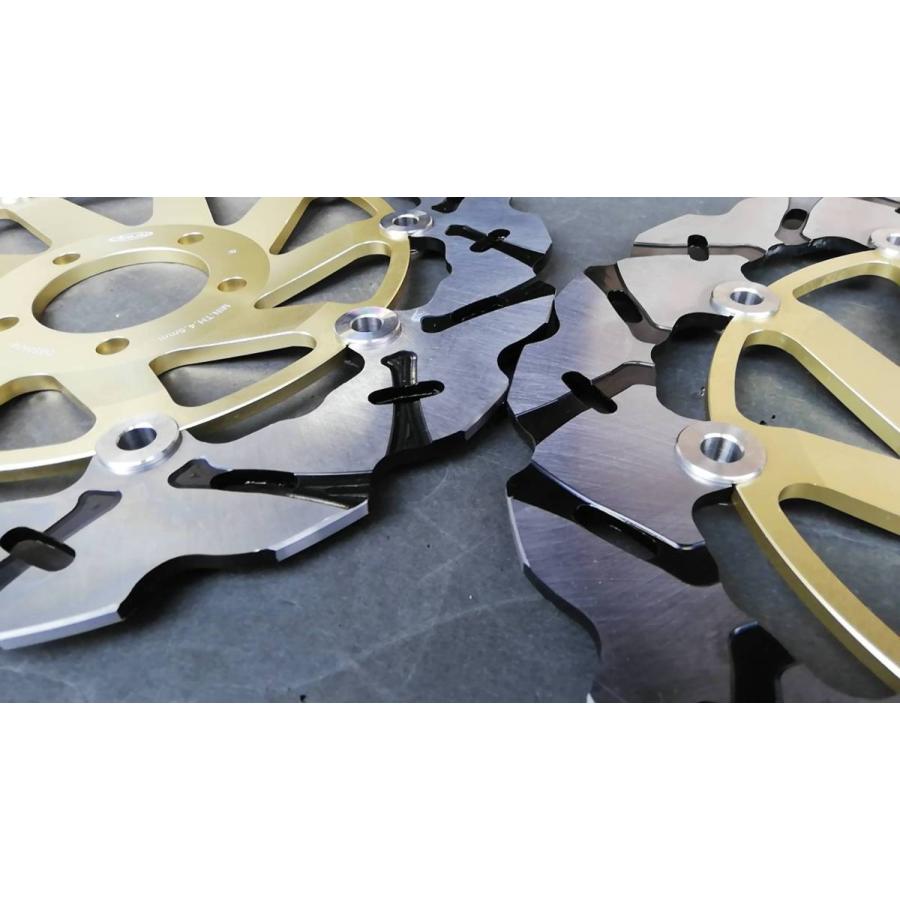 Arashi製フロント用ブレーキディスク052金色 ゼファー1100RS ZRX1200S