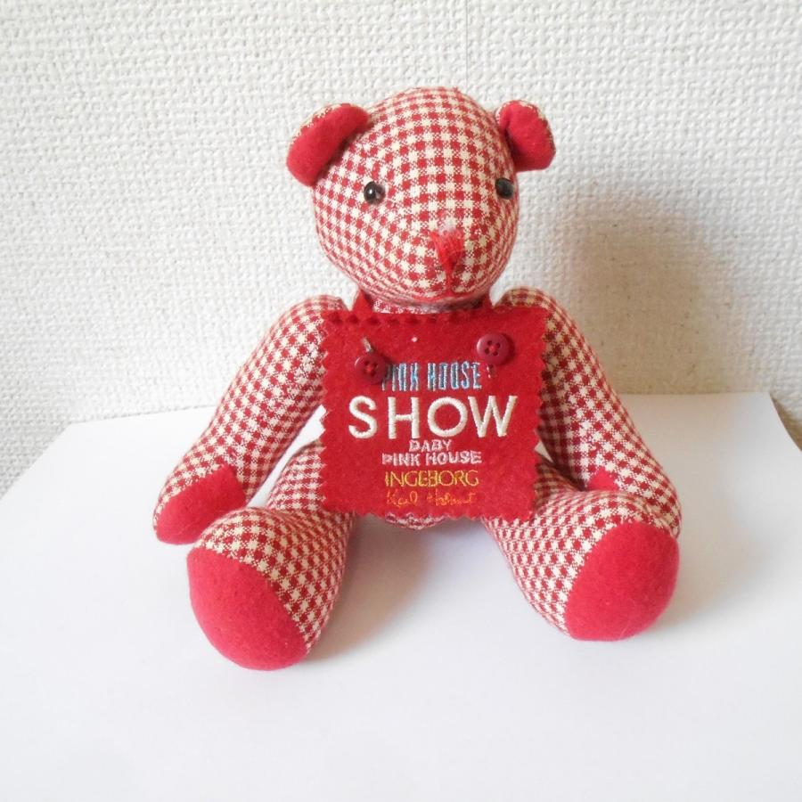 PINK HOUSE（ピンクハウス） ギンガムチェック テディベア クマさん 2