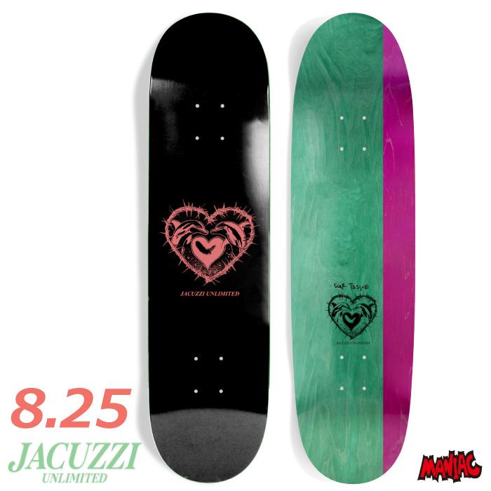 スケボー デッキ 単品 スケートボード JACUZZI UNLIMITED ジャグジー