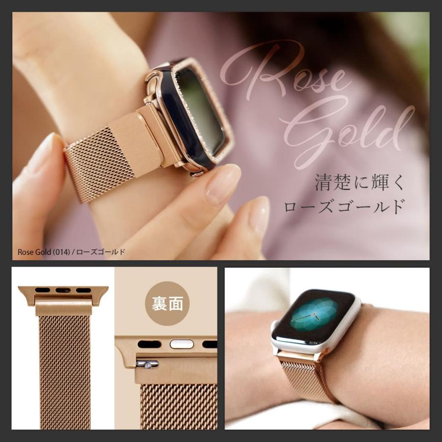 アップルウォッチ バンド apple watch マグネティック メッシュ ベルト