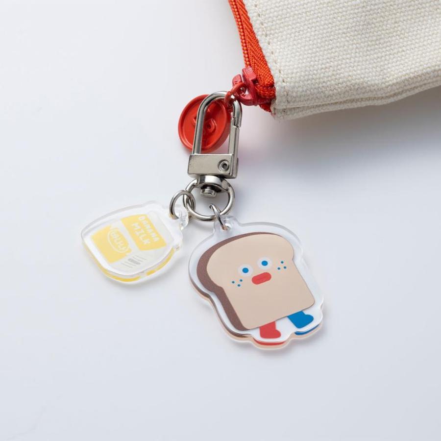 MARK'S（マークス） アクリルキーホルダー パン イヌ ウサギ ロマネ