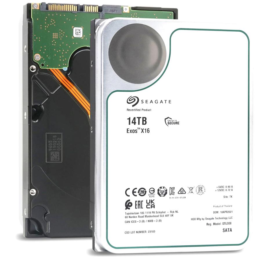 Seagate（シーゲイト） Seagate Exos X14 14TB 3.5インチ 内蔵HDD