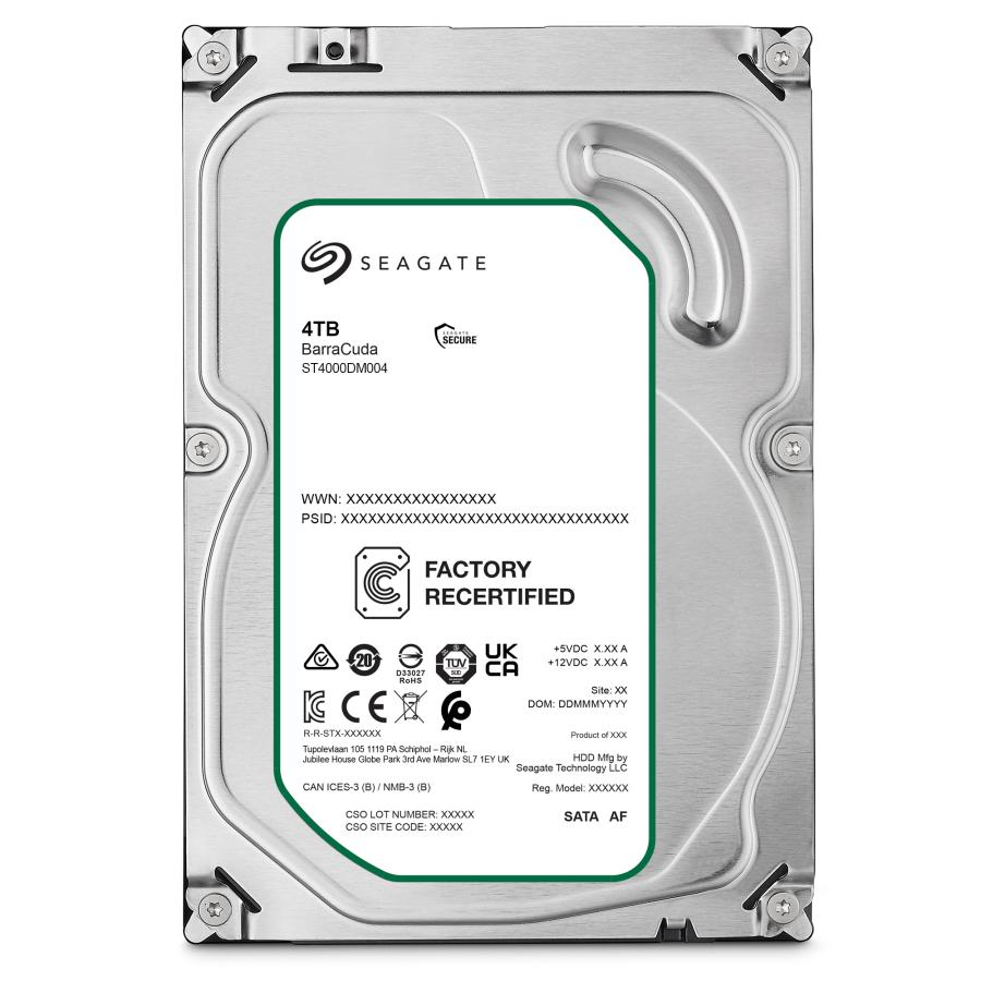 Seagate（シーゲイト） HDD 3.5インチ 4TB SEAGATE BarraCuda