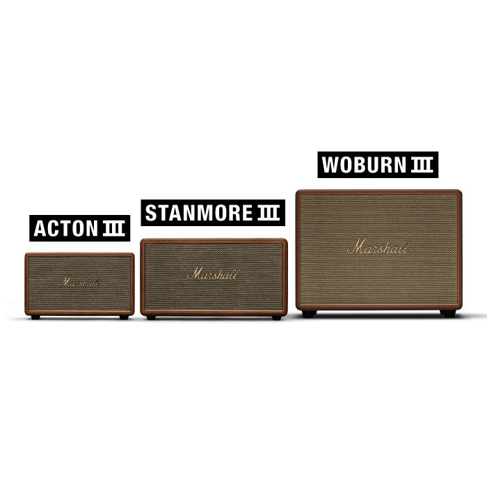 Marshall（マーシャル） ワイヤレススピーカー WOBURN3-BROWN ブラウン