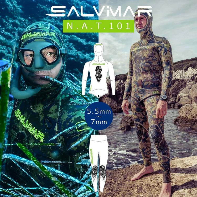 Salvimar サルビマー ウェットスーツ N.A.T 5.5mm 2ピース 裏スキン