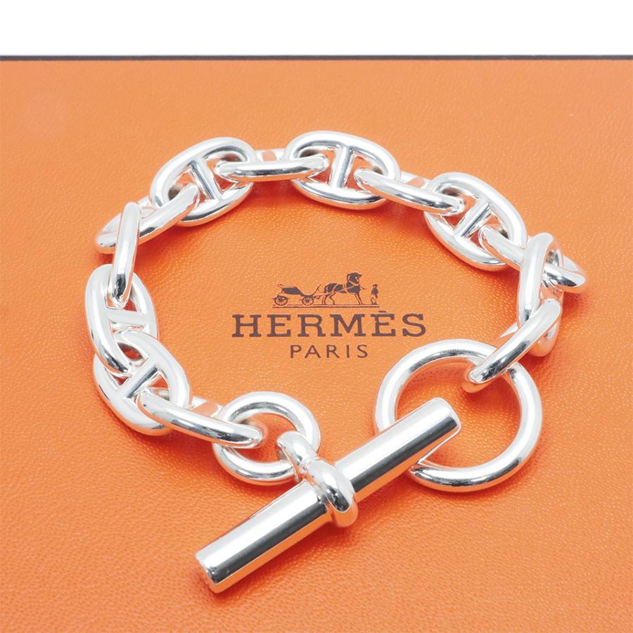 HERMES（エルメス） シェーヌダンクル ブレスレット MM 13コマ Ag925