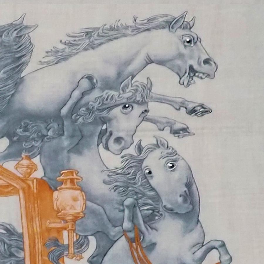 HERMES（エルメス） カレ100 スカーフ グラン キャロス ロワイヤル