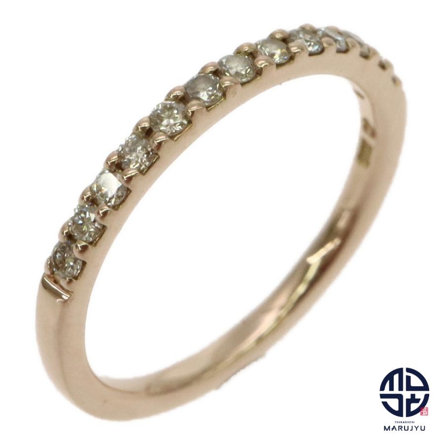 4℃ ヨンドシー K18PG 18金ピンクゴールド ダイヤ ハーフエタニティ