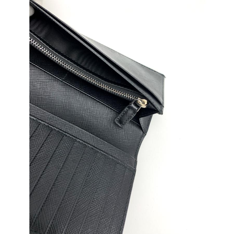 PRADA（プラダ） サフィアーノ 黒 ブラック 2つ折り長財布 サイフ