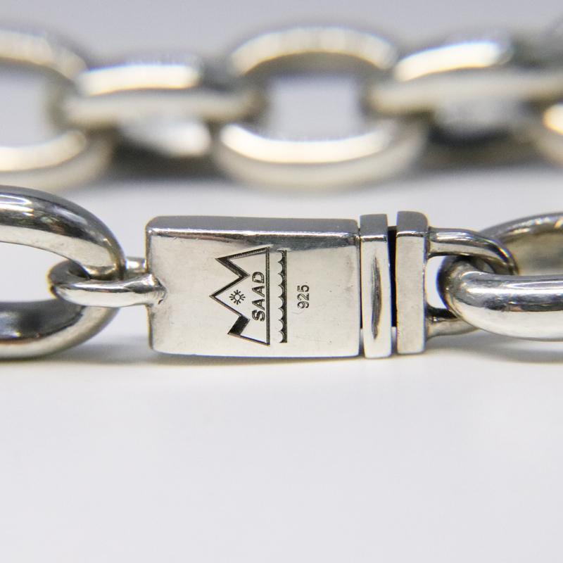 SAAD サード アメリカンチェーン ブレスレット シルバー925 BR-31-S
