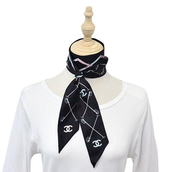CHANEL（シャネル） ココマーク マルチカラー ツイリー スカーフ
