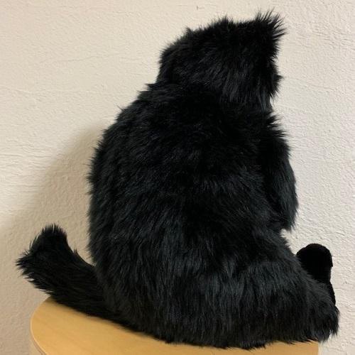 カドリー ねこ ぬいぐるみ 茶々丸2 黒猫【Cuddly／ヌイグルミ／高級