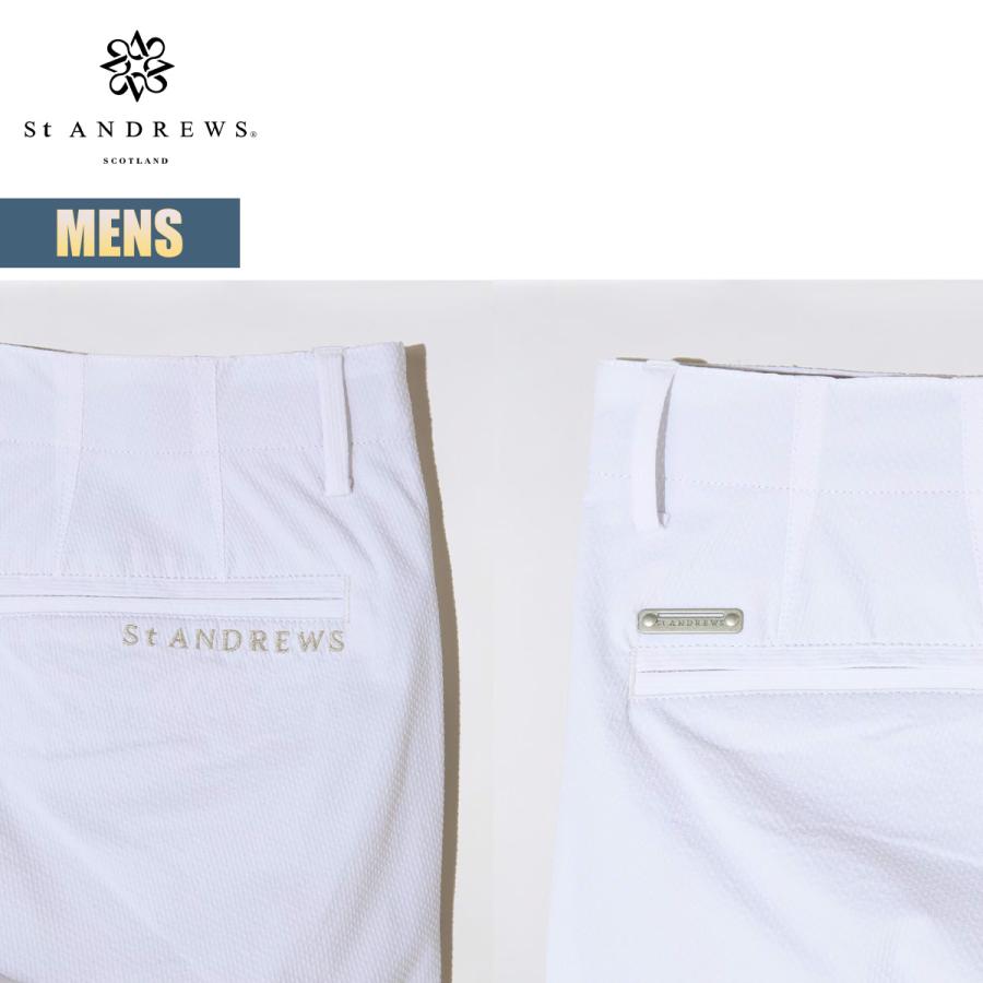 St ANDREWS セントアンドリュース パンツ メンズ サッカーストレッチ