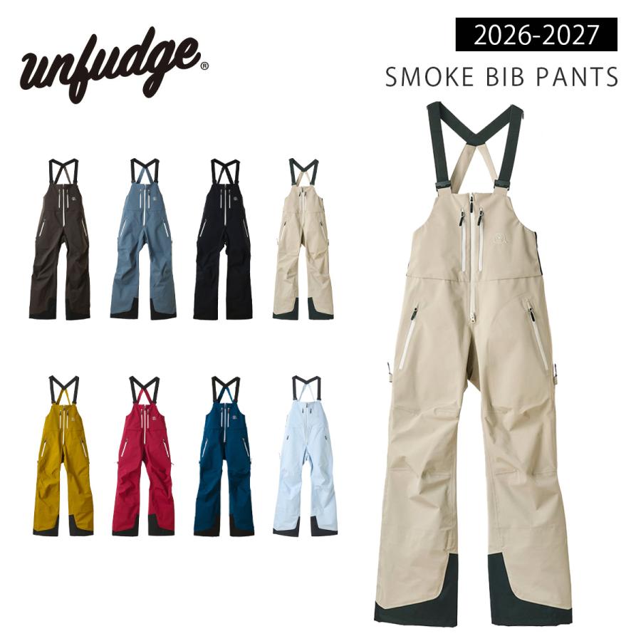 アンファッジ スノーボードウェア スモーク ビブパンツ unfudge SMOKE