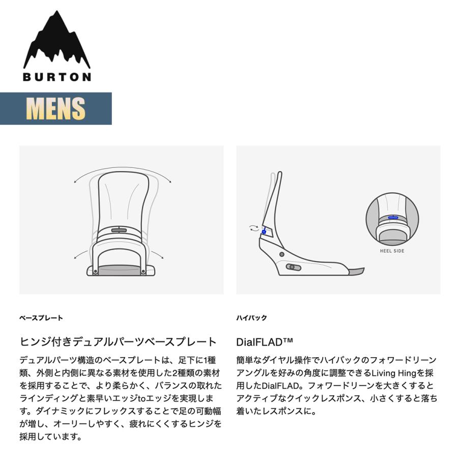 BURTON（バートン） ビンディング メンズ 25-26 Burton カーテル X EST