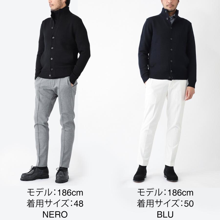 ZANONE（ザノーネ） カーディガン CHIOTO スタンドカラーニット 大きい