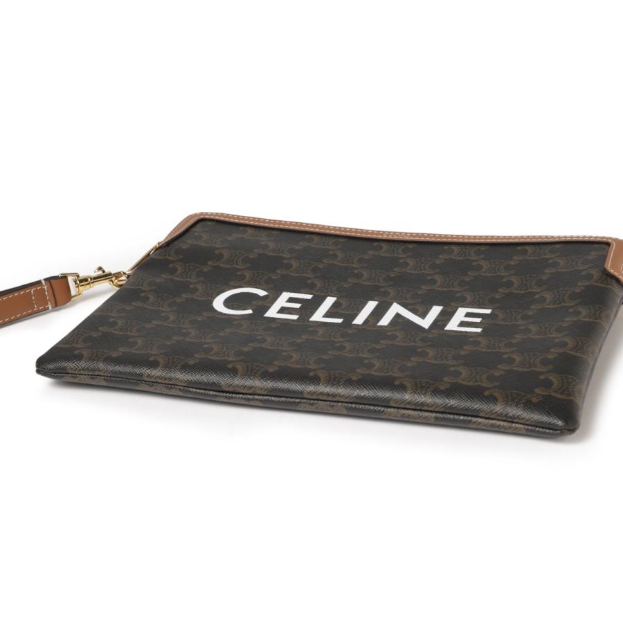 CELINE（セリーヌ） クラッチバッグ ポーチ ブラウン レディース 10j50