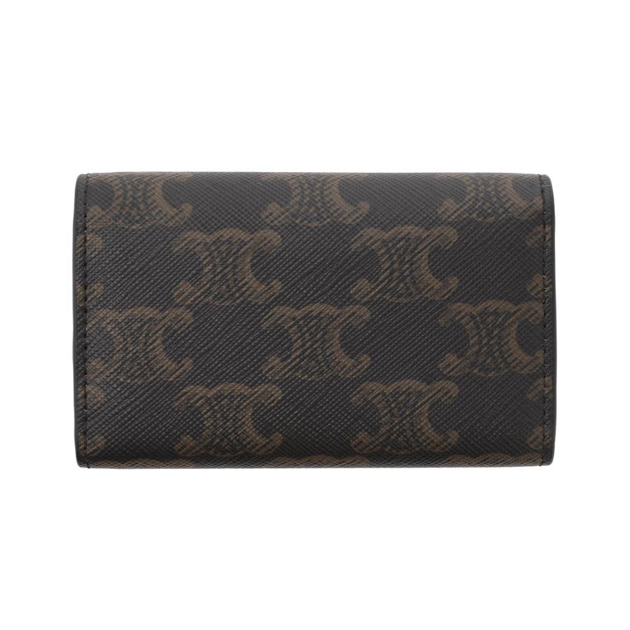 CELINE（セリーヌ） キーケース TRIOMPHE KEY CASE ブラウン
