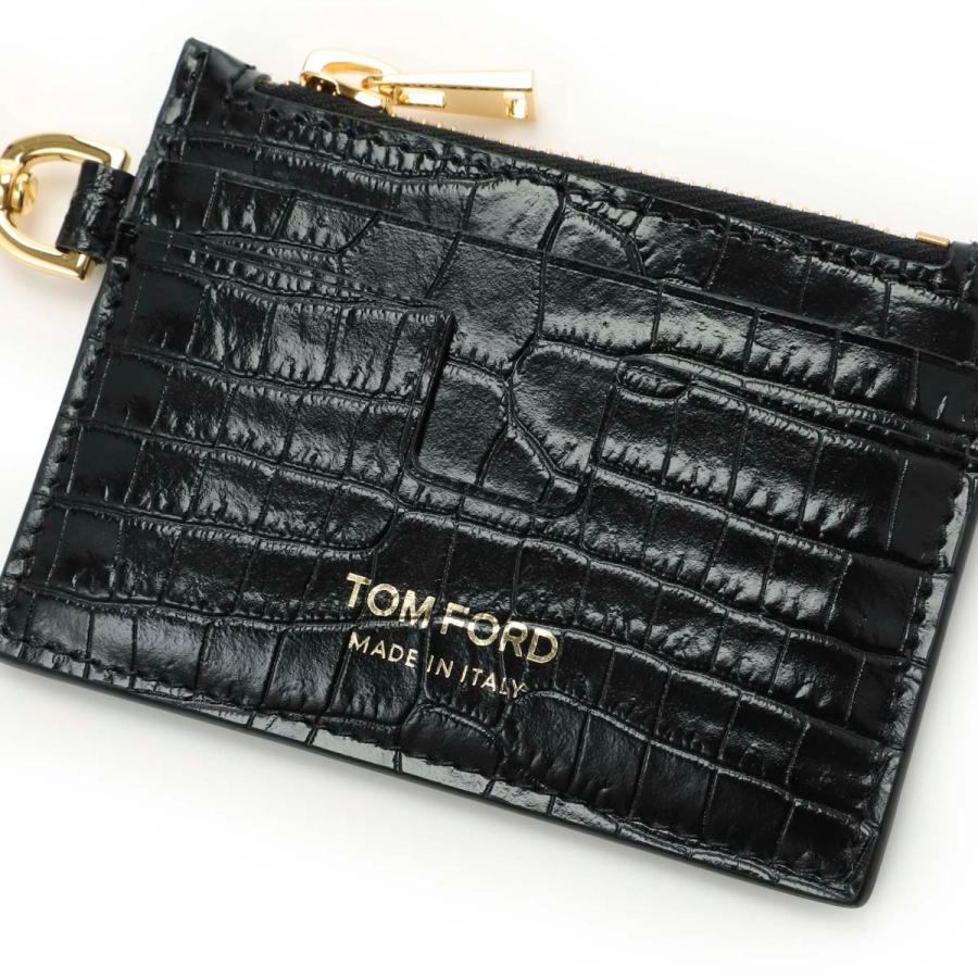 TOM FORD（トムフォード） カードケース ストラップ付き ブラック