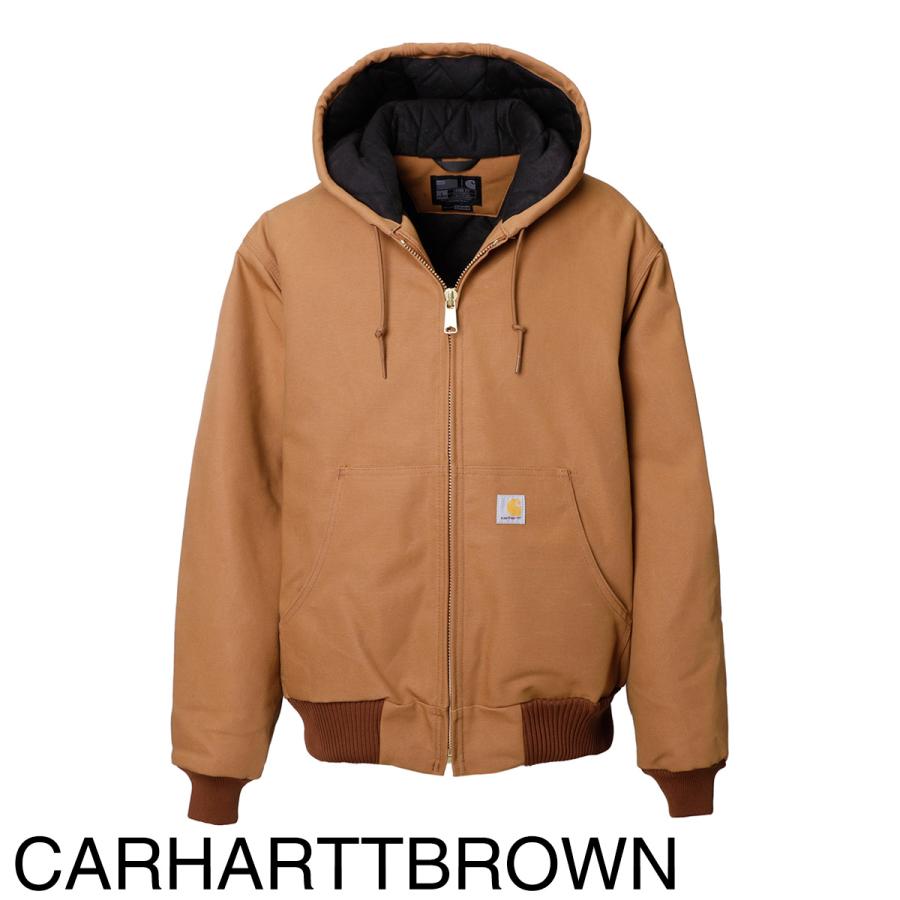 Carhartt（カーハート） 中綿入りフーデッドブルゾン FIRM DUCK