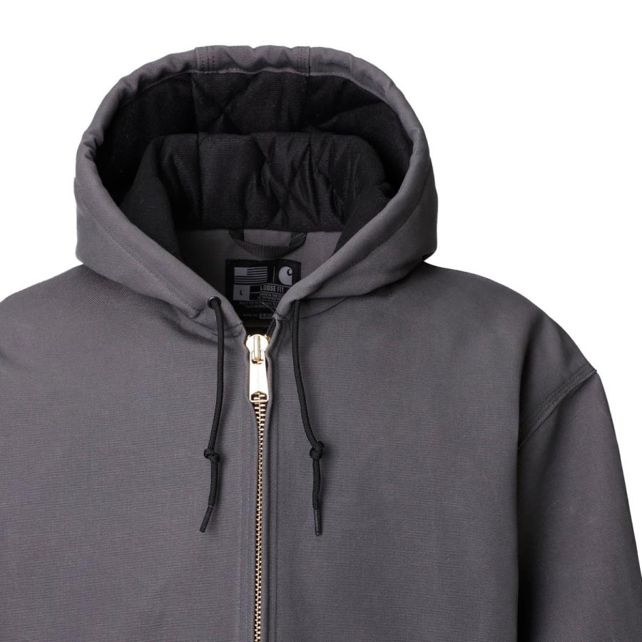 Carhartt（カーハート） 中綿入りフーデッドブルゾン FIRM DUCK