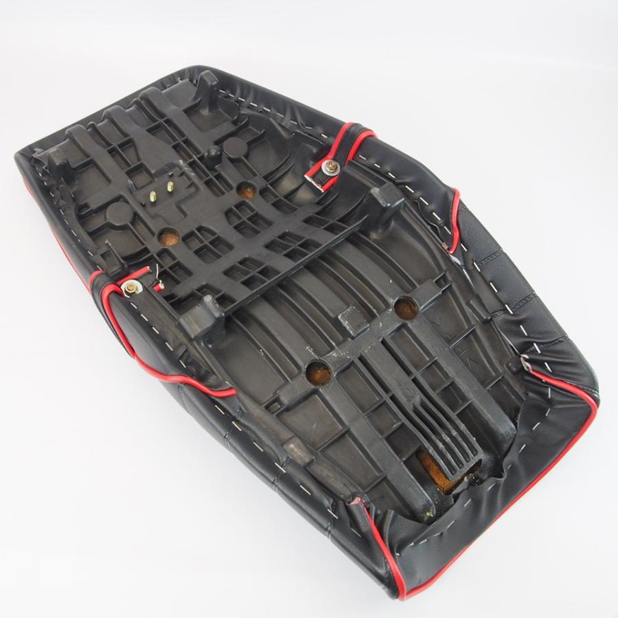 XJR400R RH02J 4HM 〜97年 タックロールシート 黒赤 加工後未使用 中古