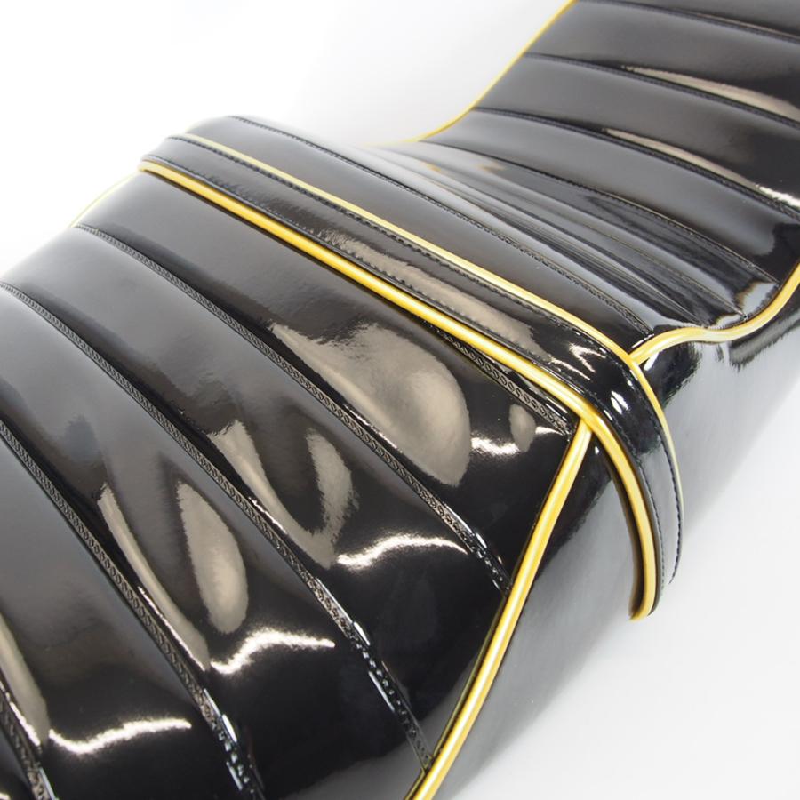 CB400SF NC39 NC42 全年式共用 チョビ三段シート 黒エナメル 金