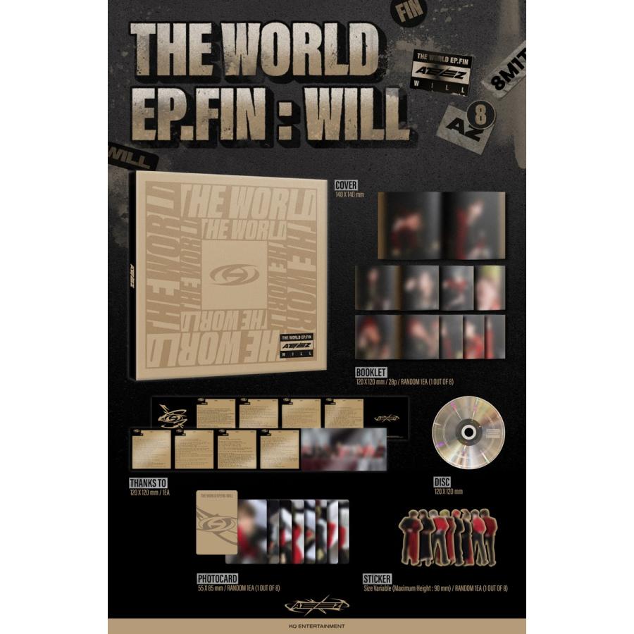 メンバー選択可] ATEEZ 公式グッズ THE WORLD EP.FIN : WILL 