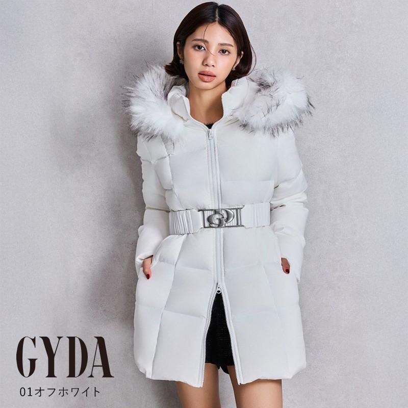 GYDA（ジェイダ） GDベルト付きロングダウンコート 072550040001 gyda