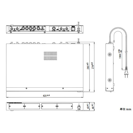 UNI-PEX（ユニペックス） WTD-304 ワイヤレス受信機【代引不可
