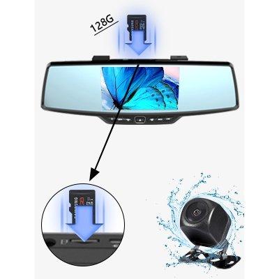 YAZACO ドライブレコーダー ミラー【センターカメラ 右ハンドル仕様