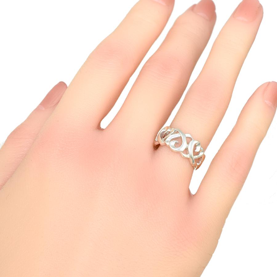 TIFFANY&Co.（ティファニー） 新品同様 トリプル ラビングハート
