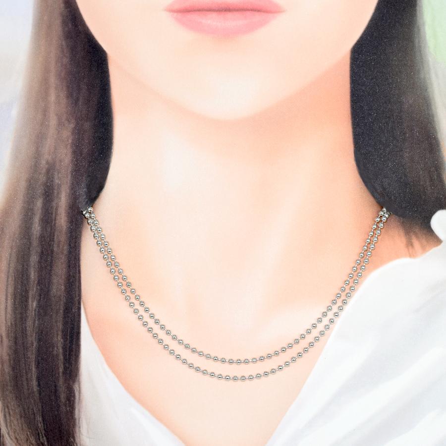 TIFFANY&Co.（ティファニー） 新品同様 ボールチェーン ネックレス