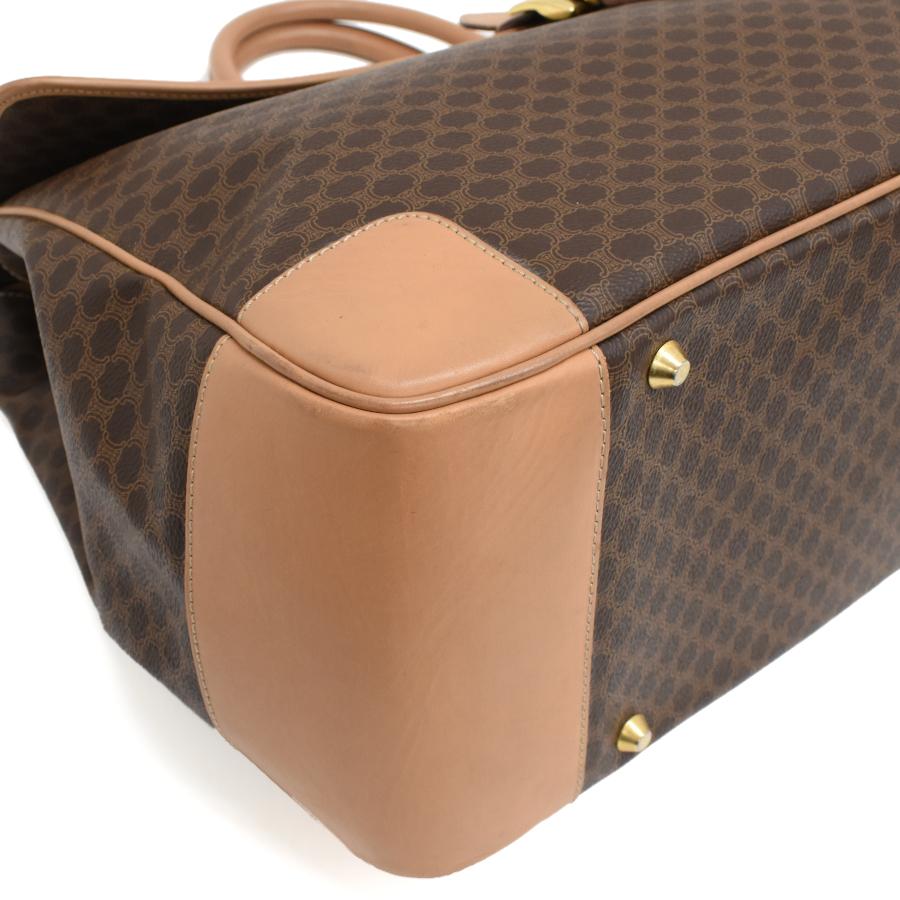 CELINE（セリーヌ） マカダム ラージ ハンドバッグ トラベルバッグ