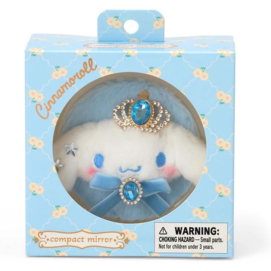 サンリオ SANRIO マスコット付きダブルミラー 鏡 シナモロール