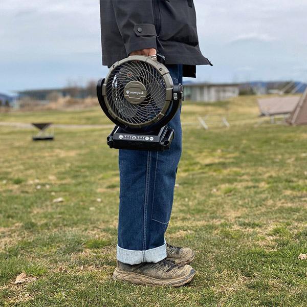 snow peak（スノーピーク） フィールドファン バッテリー・充電器付き