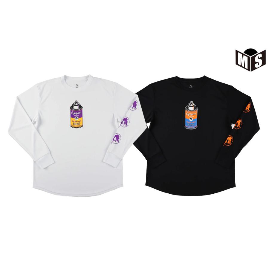 EGOZARU（エゴザル） スプレーマーキング ロングスリーブTシャツ