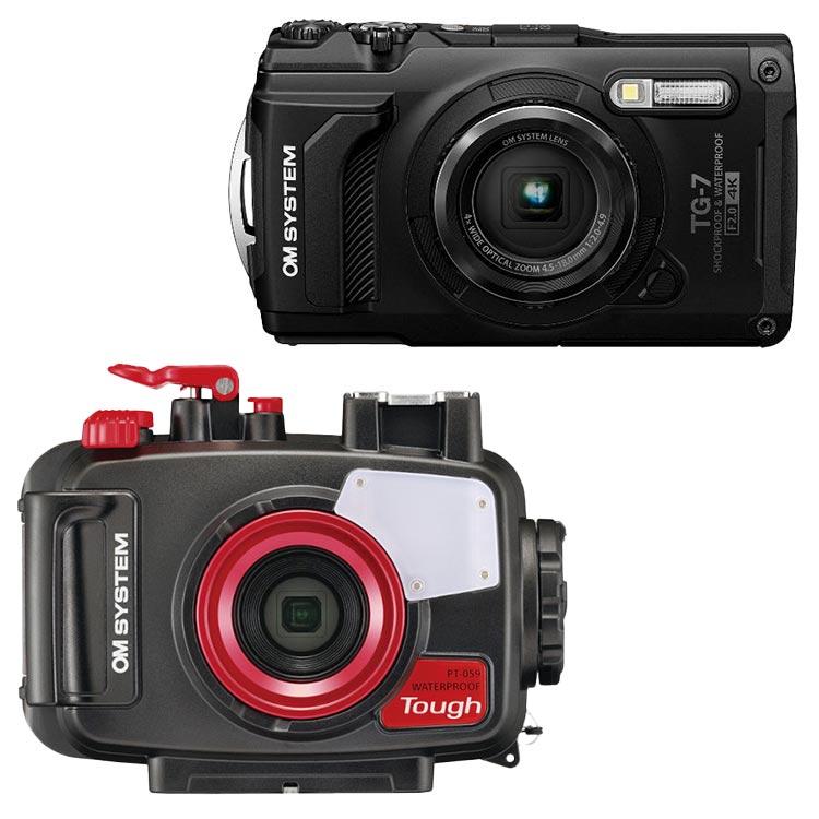 オリンパス（OLYMPUS） [ OM SYSTEM ] Tough TG-7 + PT-059 水中カメラ