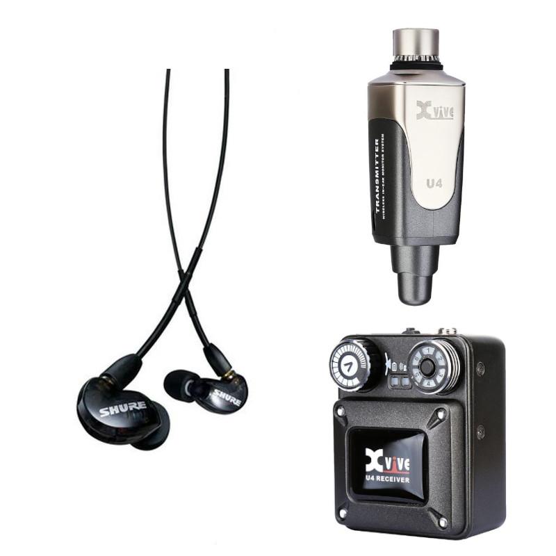 ワイヤレス イヤモニ XVIVE XV-U4 U4 インイヤーモニター デジタル