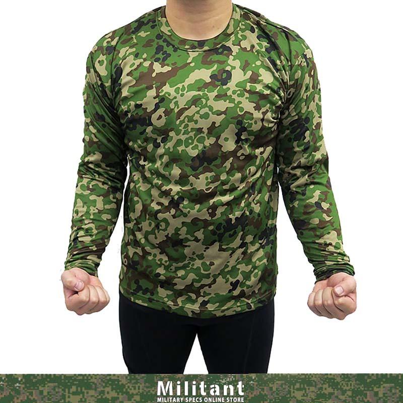 Gヘビー ロングTシャツ 裏起毛 陸自迷彩 戦人 : 迷彩専門店