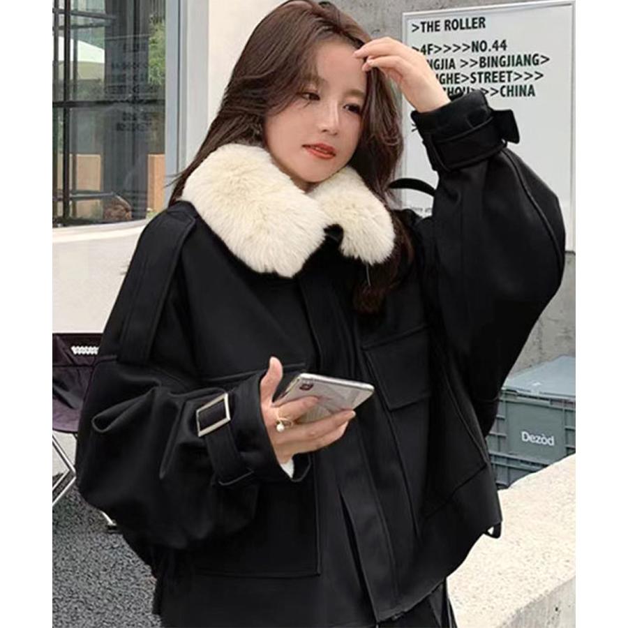 miniministore（ミニミニストア） ファーライダースジャケットフェイク