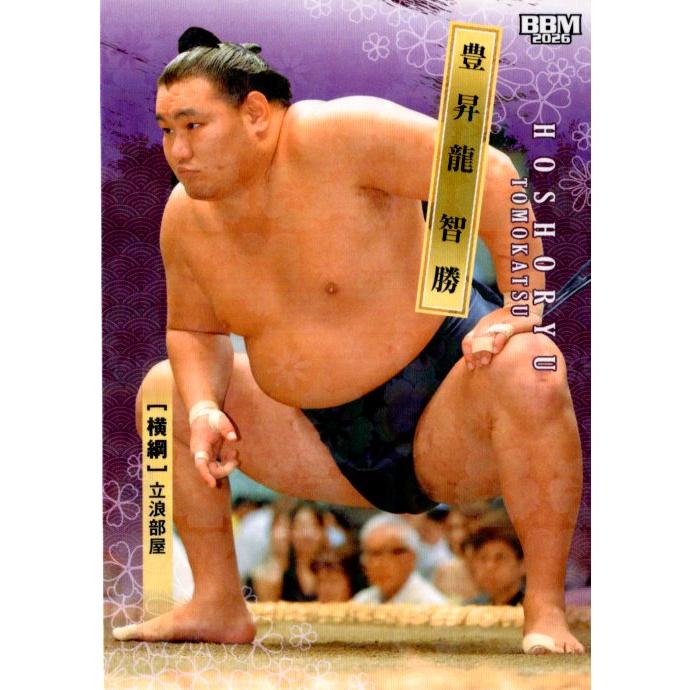 26BBM 大相撲カード キラパラレル #02 豊昇龍 智勝 横綱 レギュラー
