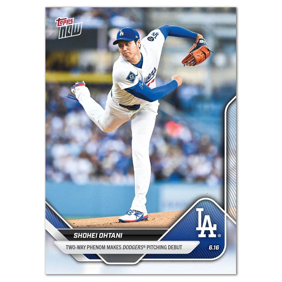 MLB ドジャース 大谷翔平 2025 Topps Now #307 二刀流 フェノム 初登板