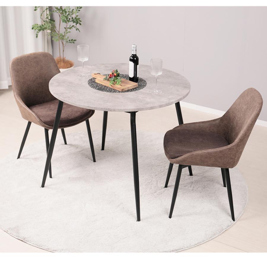 ダイニングテーブル 丸 80cm幅 テーブル 単品 北欧 ラウンドテーブル