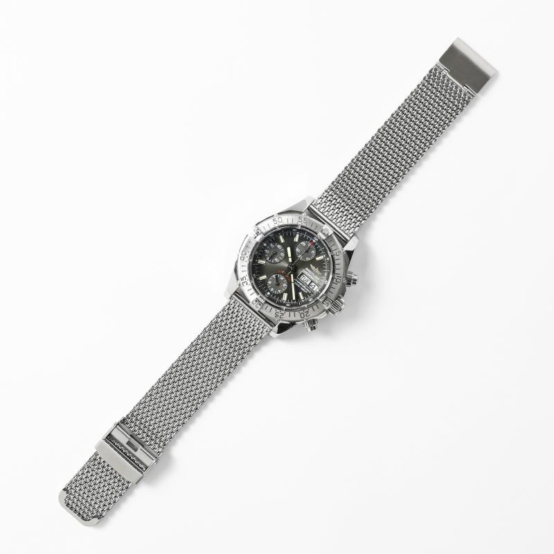 BAMBI（バンビ） 厚型 メッシュ スライド式 ステンレス 時計ベルト